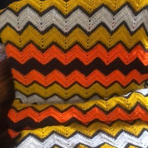 Vintage Infant knitted/crocheted blanket